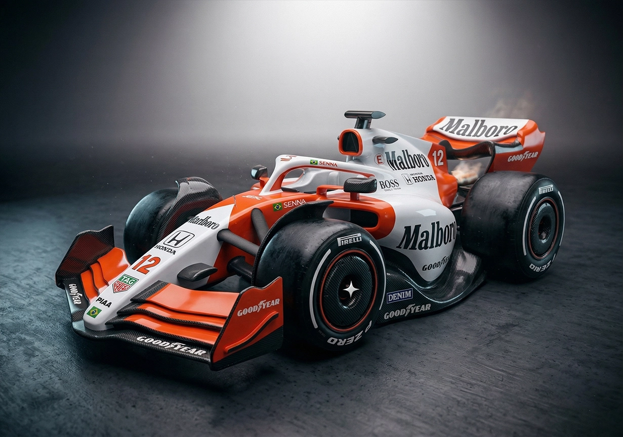 RC MC LAREN AYRTON SENA